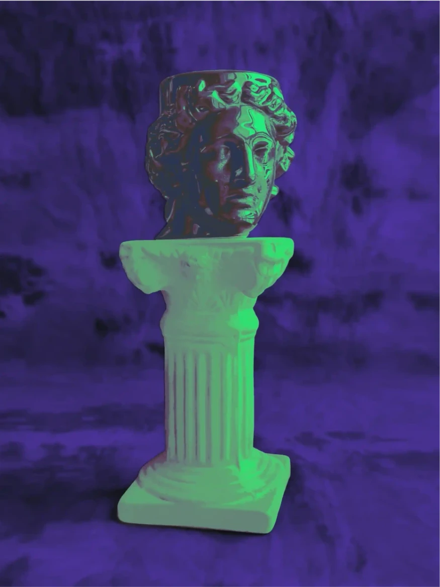 ceramic statue