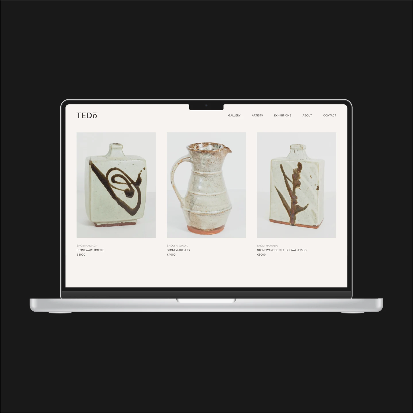 website exhibition pieces